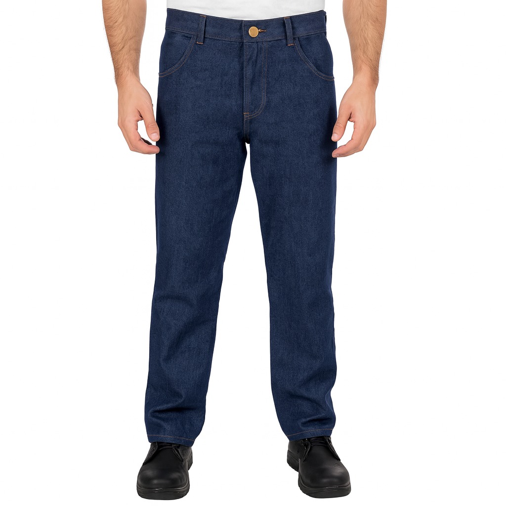 Calça Jeans Profissional Lavada | Azul