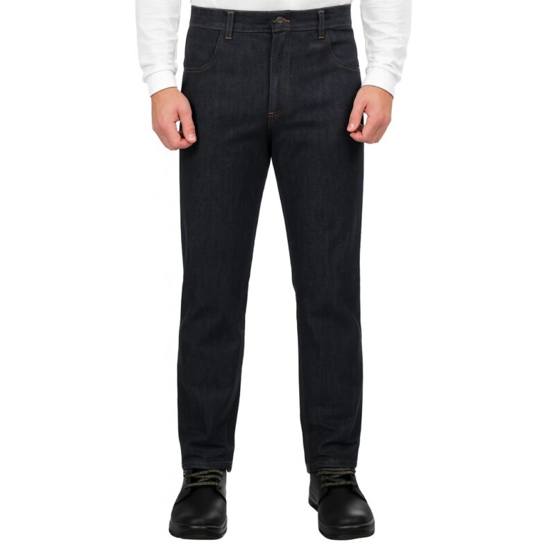 Calça Jeans Profissional Lavada | Preta
