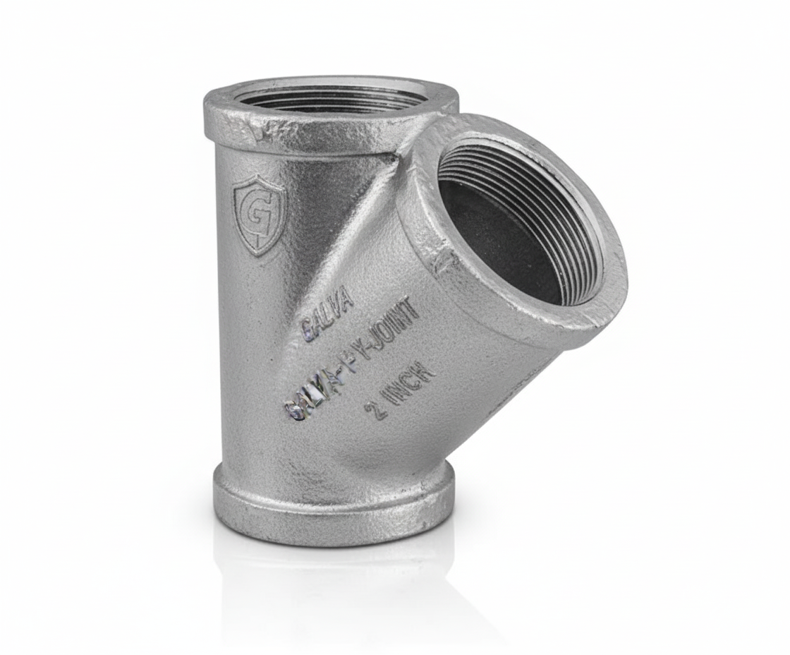 Tê Galvanizado 45º
