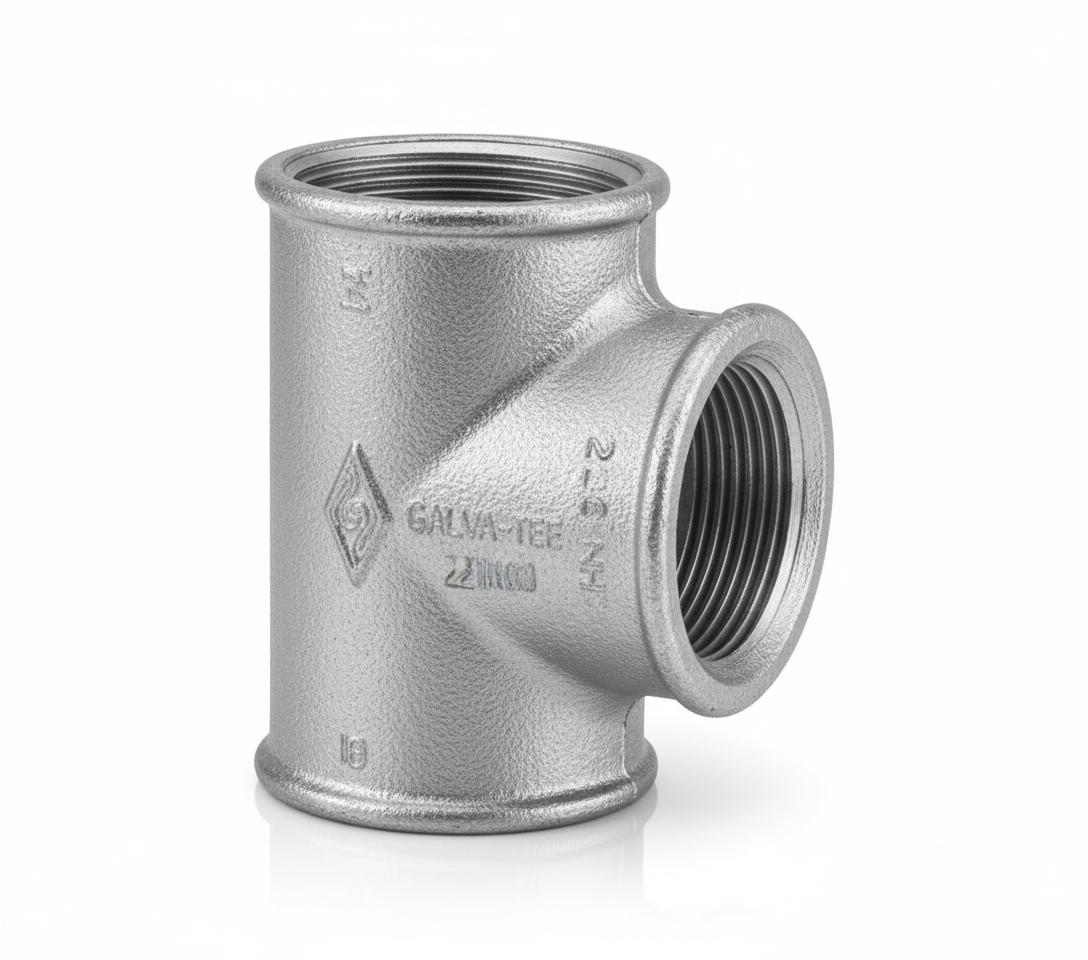 Tê Galvanizado x 90º