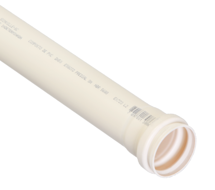 Tubo de PVC Esgoto Série Normal - 3m