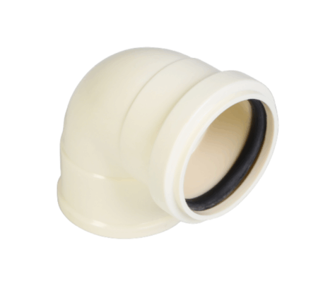 Joelho 90º Branco com Anel de Vedação Esgoto Série Normal
