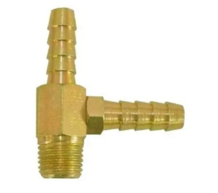 Espigão Fixo em T 2 Saídas 3/8 NPT – Várias Medidas de Mangueira