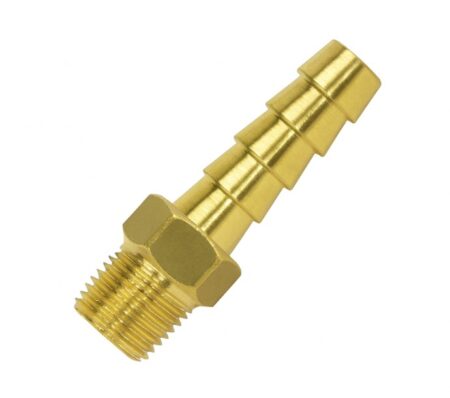 Espigão Fixo Macho 1/8 NPT – Comprimento 40 mm (Várias Medidas de Mangueira)
