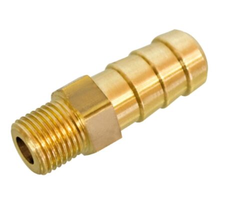 Espigão Fixo Macho 1/2 NPT – Comprimento 58 mm (Várias Medidas de Mangueira)