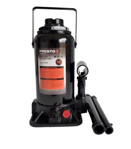 Macaco Hidráulico Tipo Garrafa 16 Toneladas