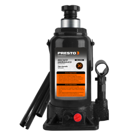 Macaco Hidráulico Tipo Garrafa 20 Toneladas