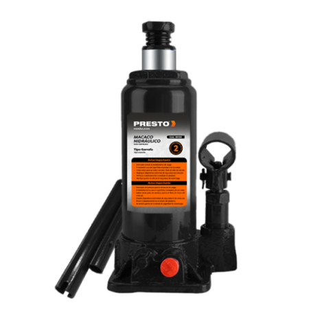 Macaco Hidráulico Tipo Garrafa 2 Toneladas