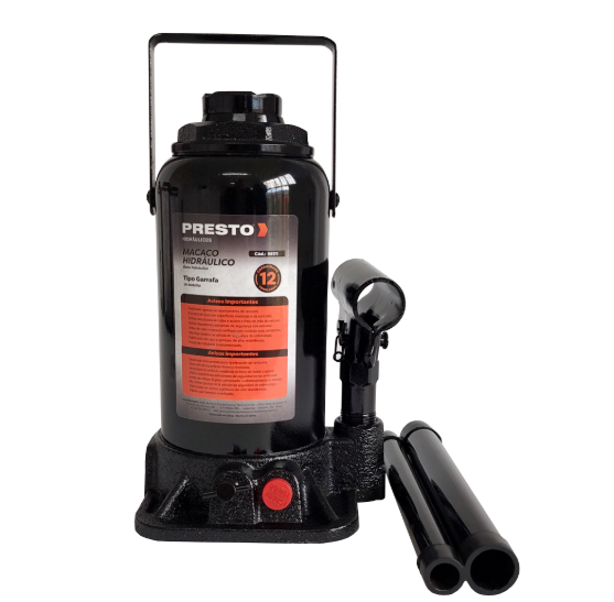 Macaco Hidráulico Tipo Garrafa 12 Toneladas