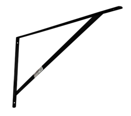 Suporte Mão Francesa Leve Preto - Diversas Medidas