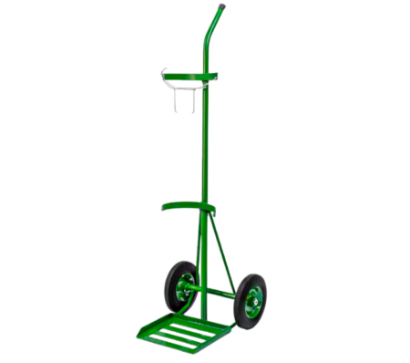 Carrinho para 1 Cilindro de Oxigênio – 100 kg